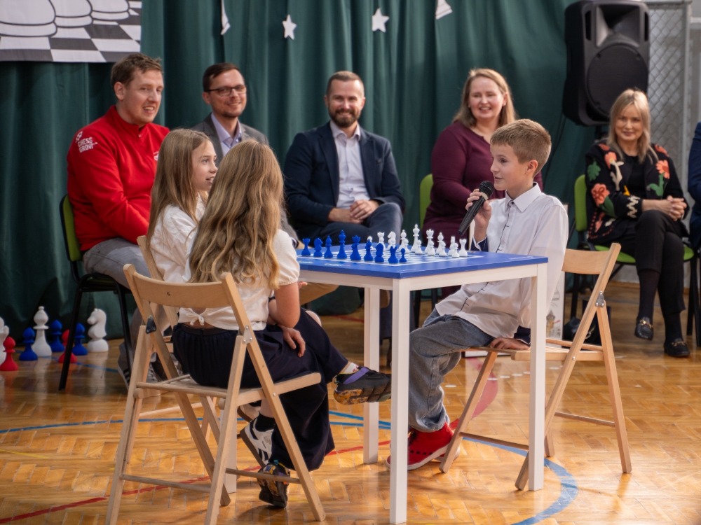 Inauguracja II edycji programu „Gliwice uczą szachów" - występ dzieci