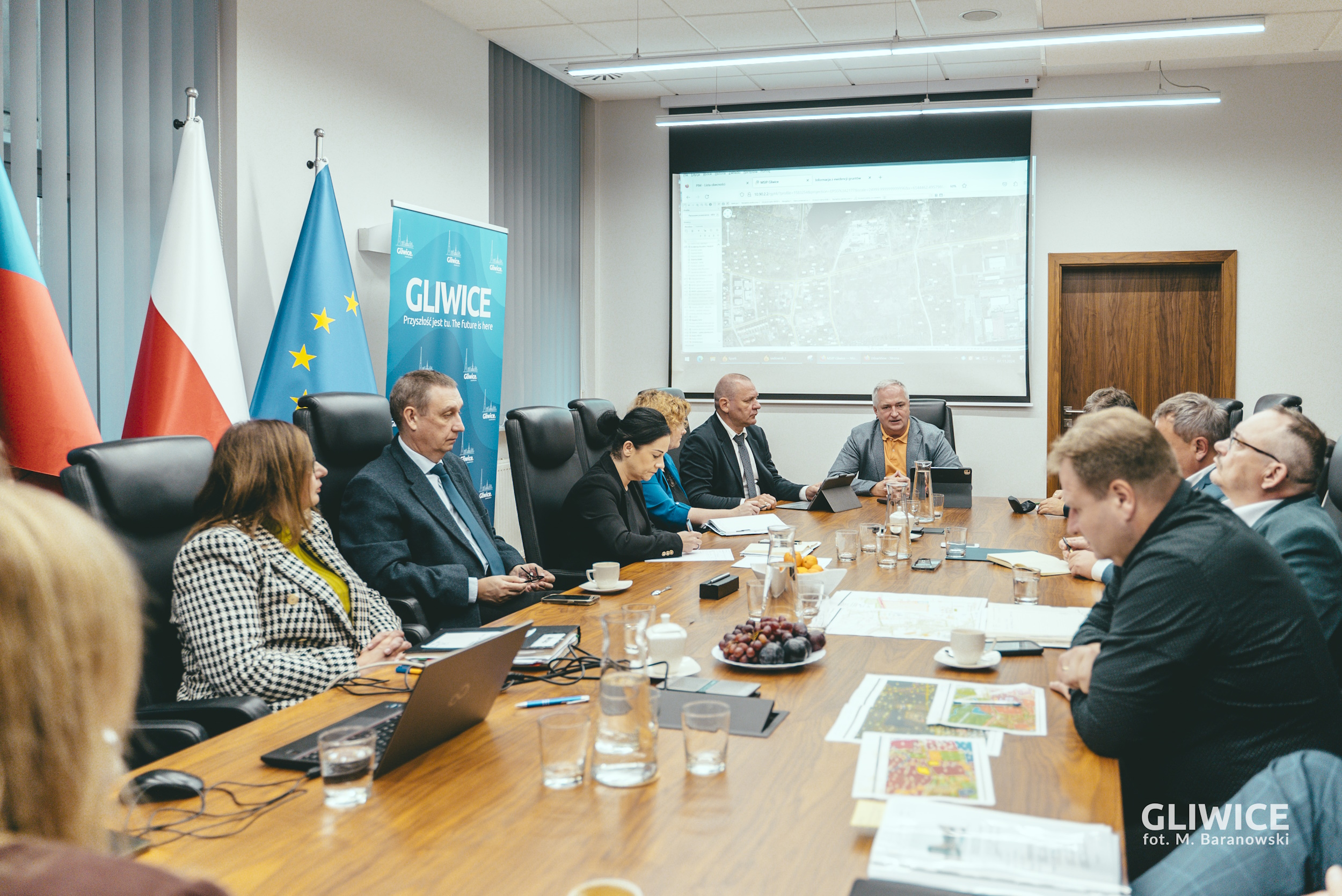 fot. M. Baranowski/UM Gliwice Zdjęcie ze spotkania