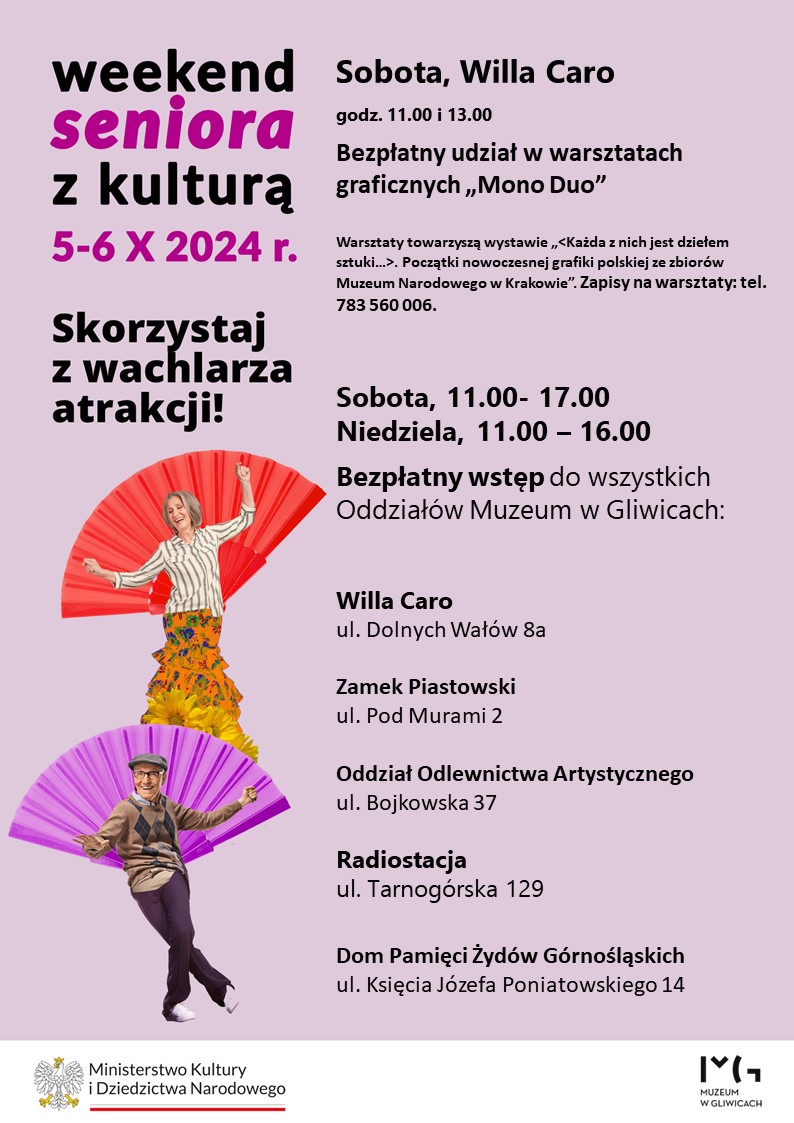 Mat. graf. organizatora Plakat z programem