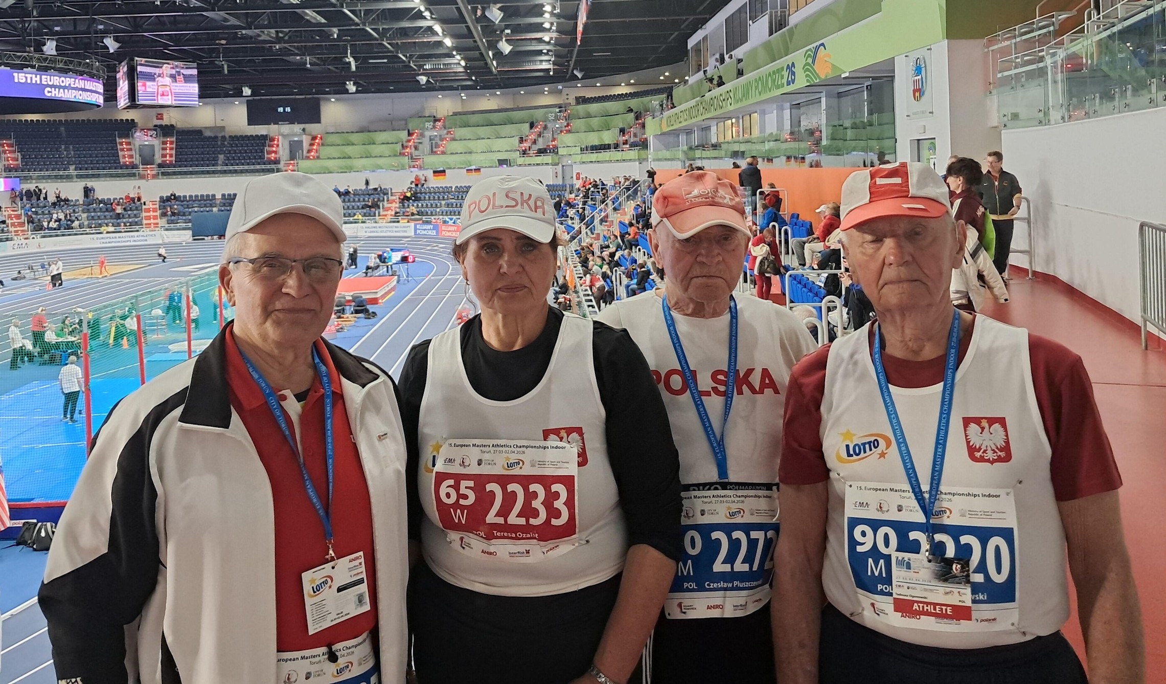 Gliwiccy seniorzy na podium Halowych Mistrzostw Europy w Lekkiej Atletyce Masters