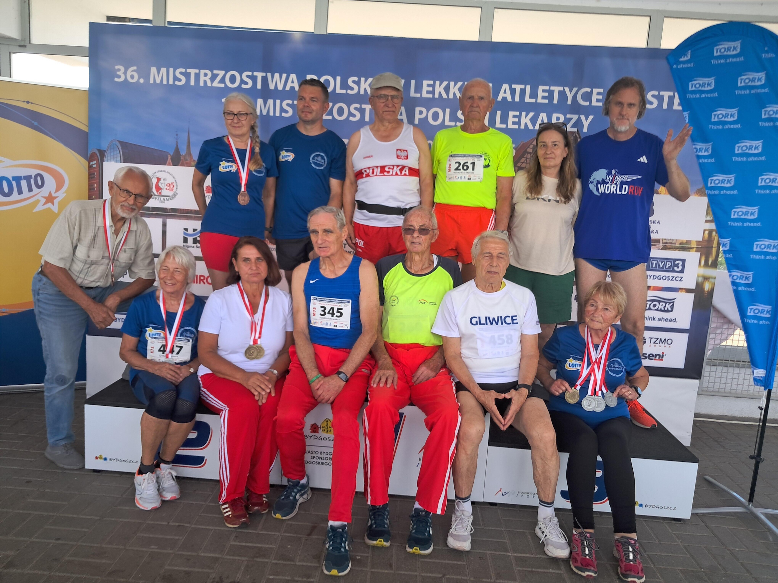 Rekordowe 64 medale seniorów z Gliwic na Mistrzostwach Polski Masters w Lekkiej Atletyce