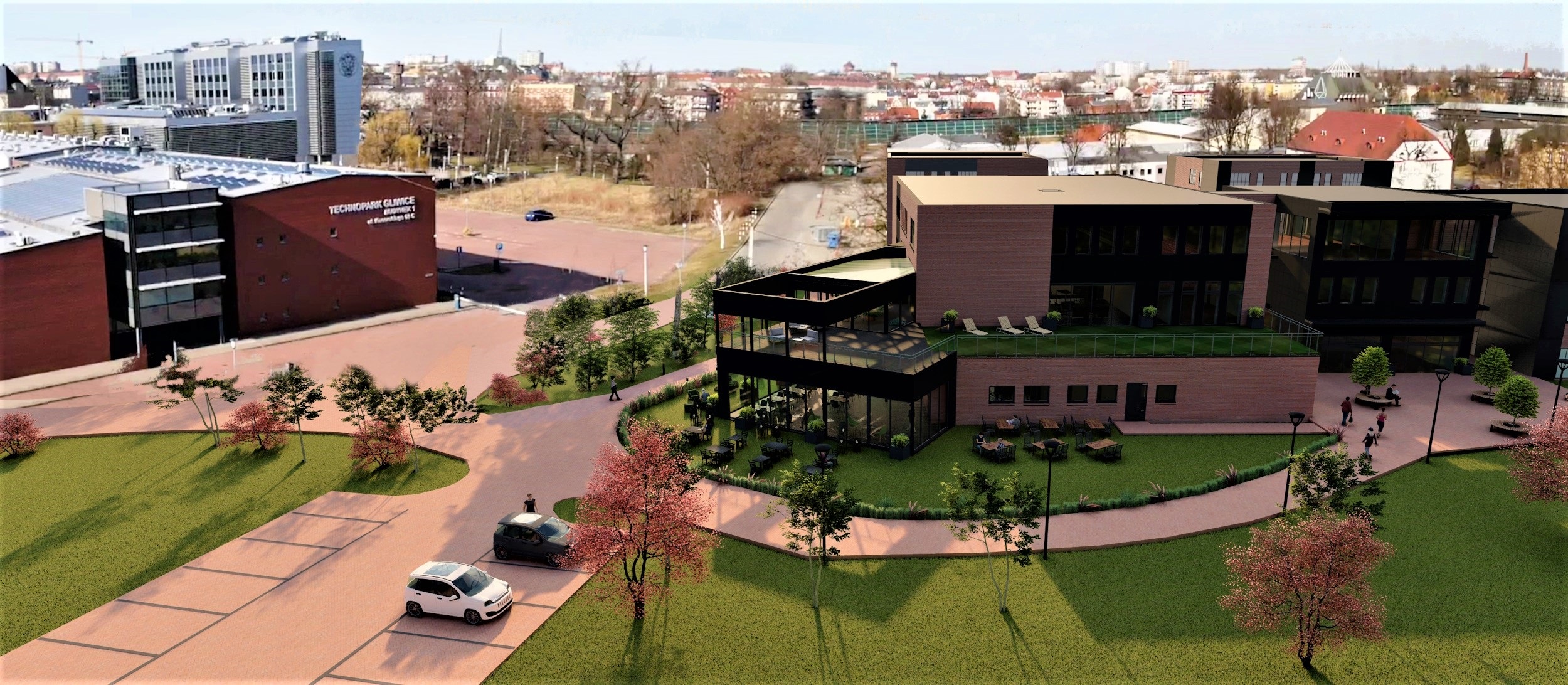 Wizualizacja IT HUB Gliwice