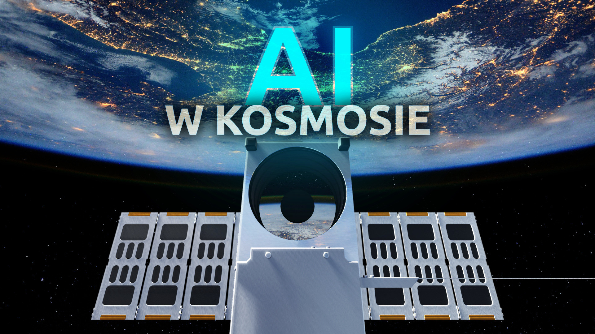 kosmiczna wizualizacja: AI w kosmosie