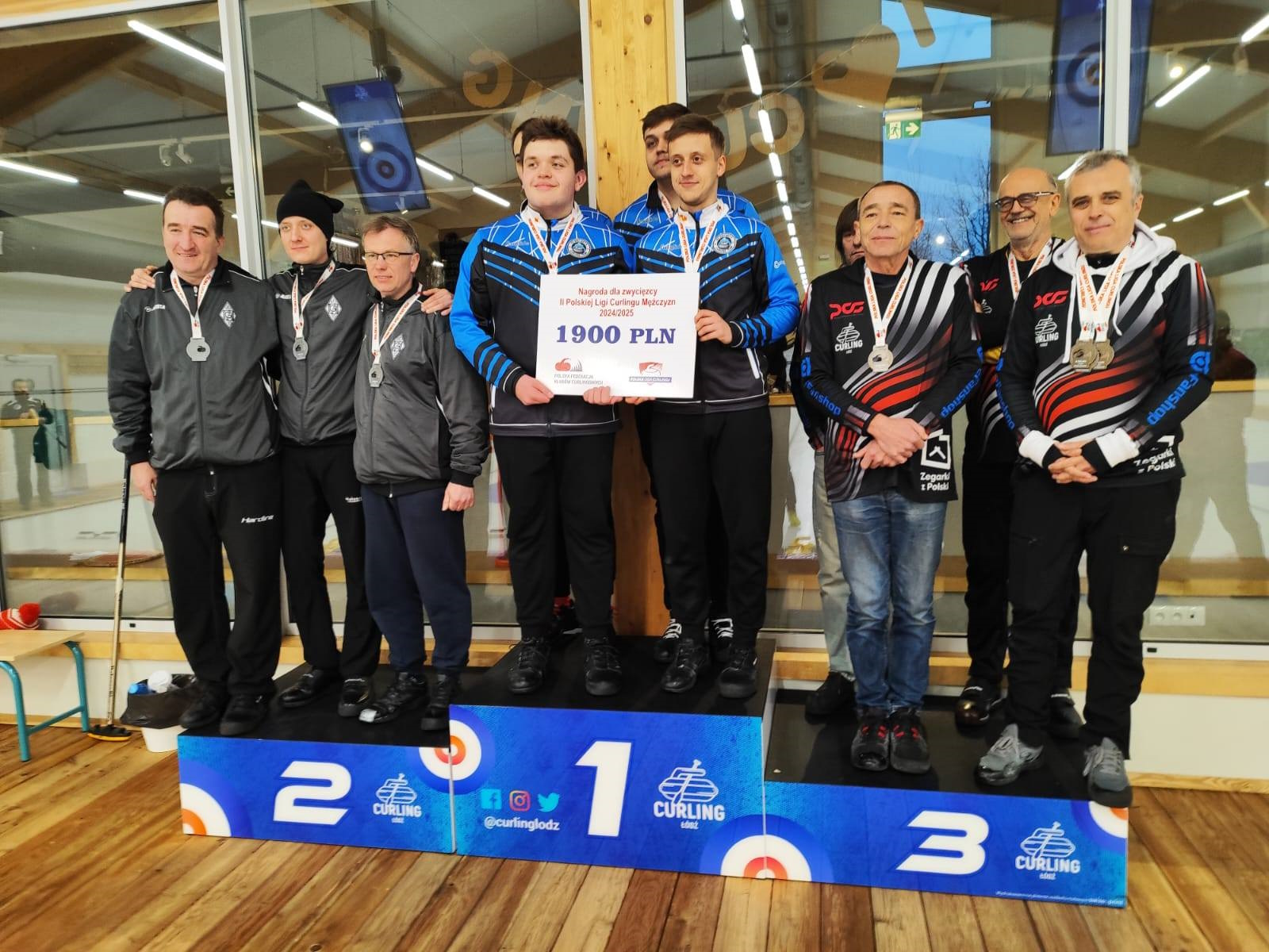 Gliwiccy curlerzy pozamiatali 3. Polską Ligę Curlingu