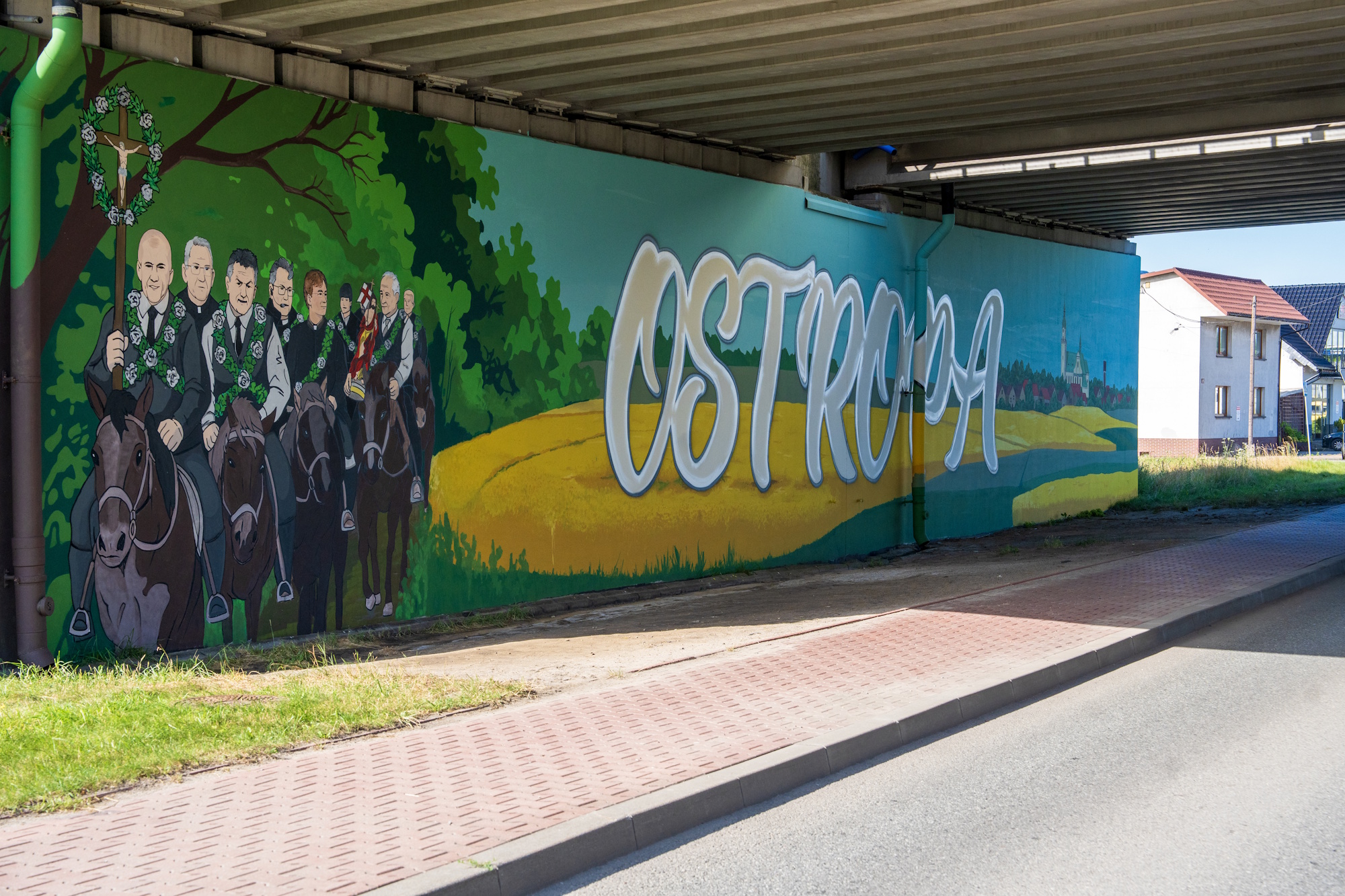 mural pod wiaduktem