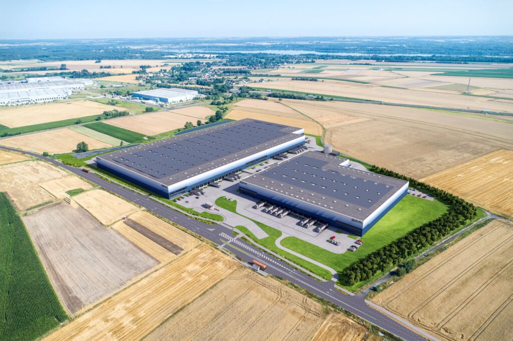 Wizualizacja GLP Gliwice II Logistics Centre