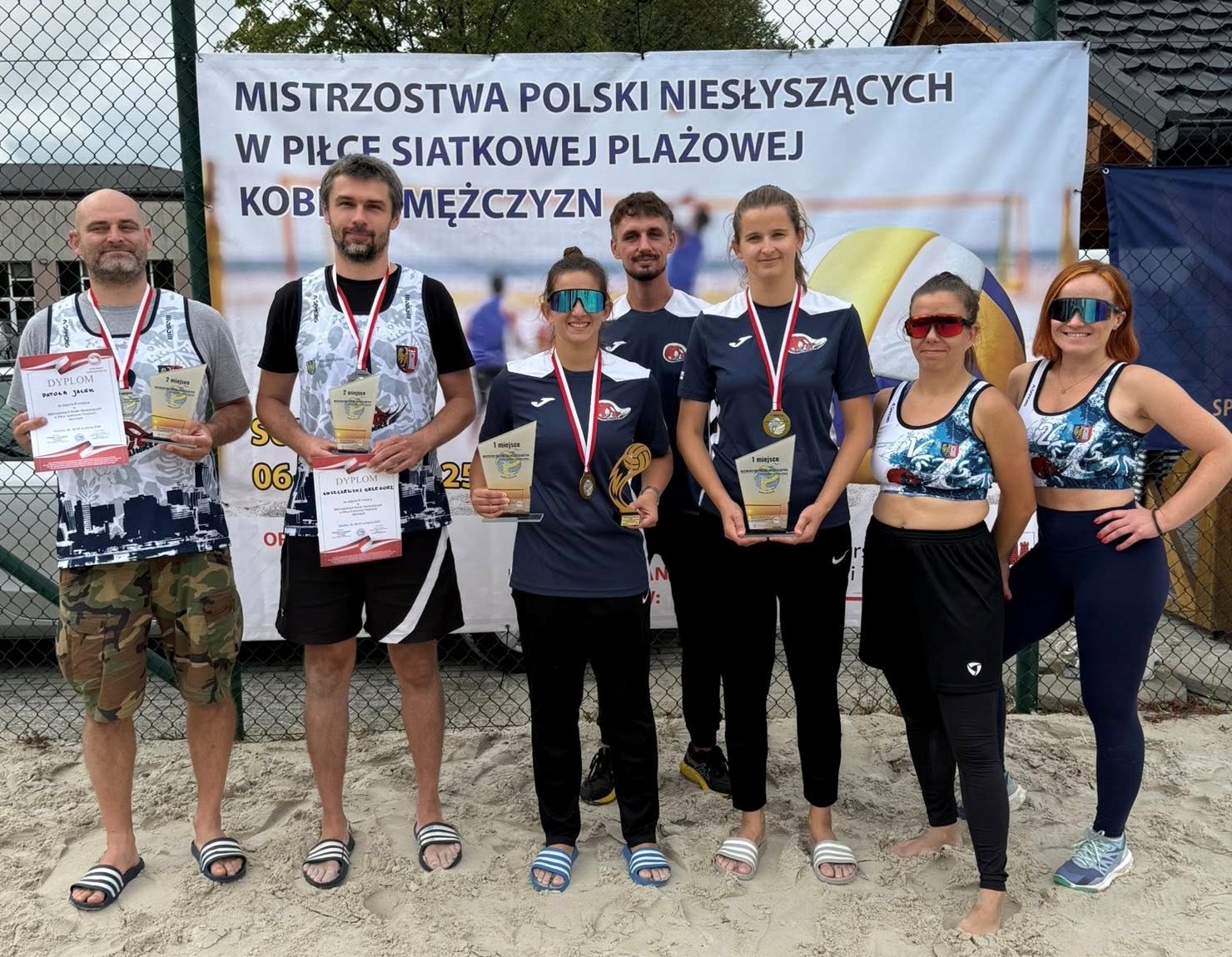 Gliwiczanki mistrzyniami Polski niesłyszących w siatkówce plażowej