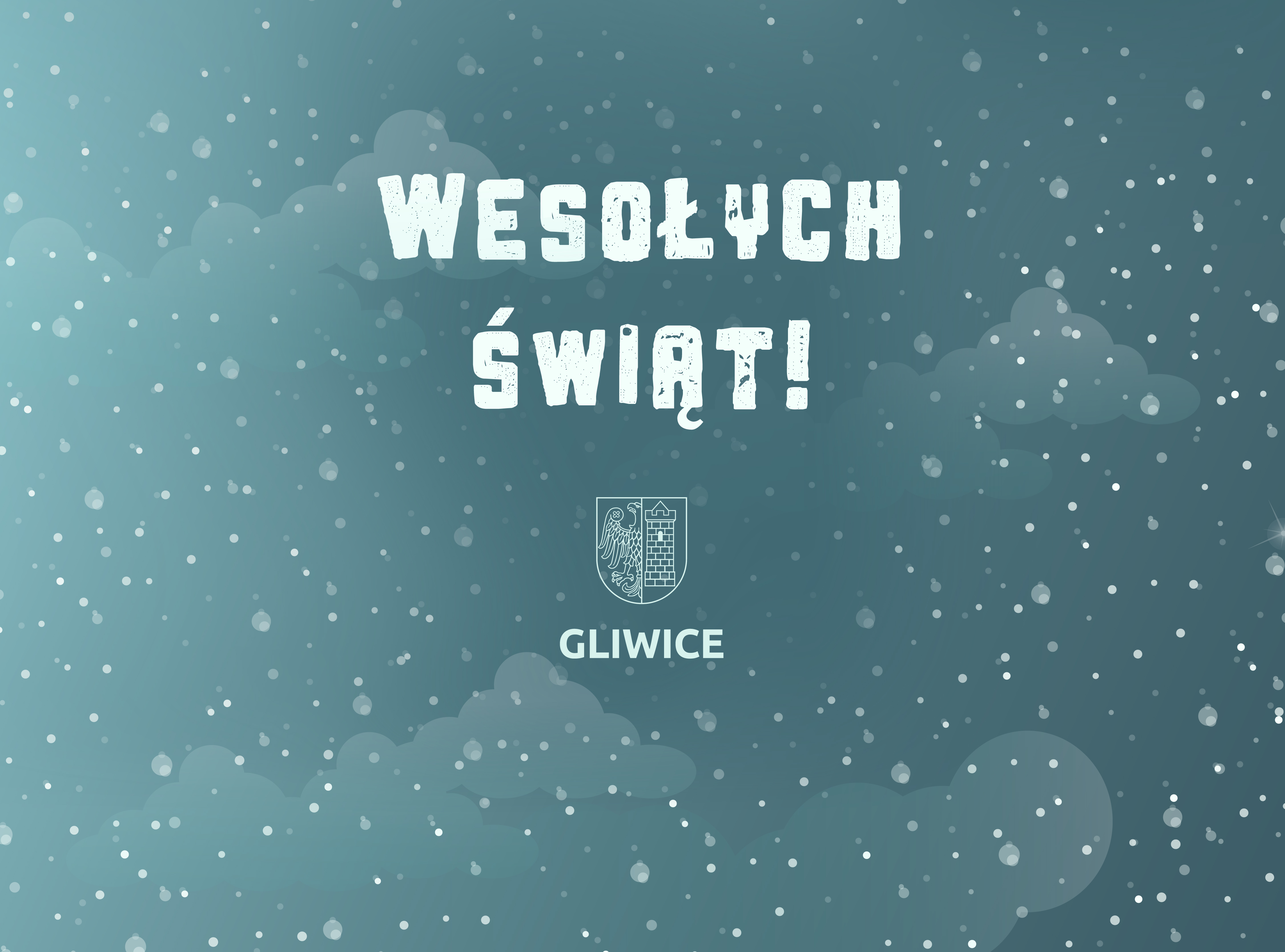 banner z napisem Wesołych Świąt