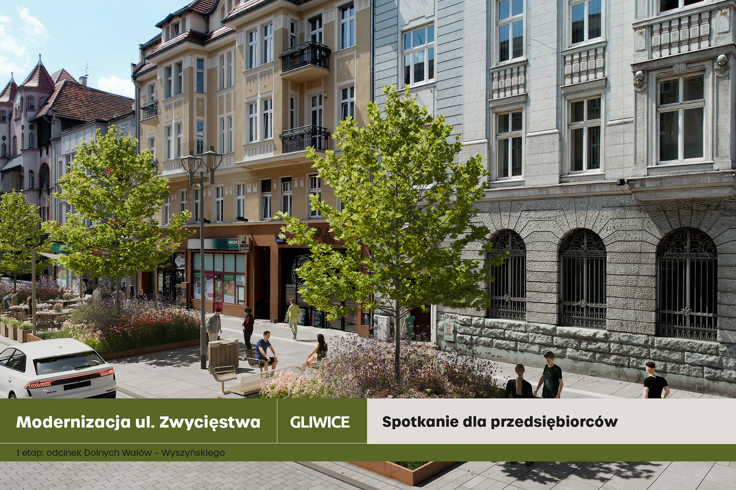 Ulica Zwycięstwa - wizualizacja