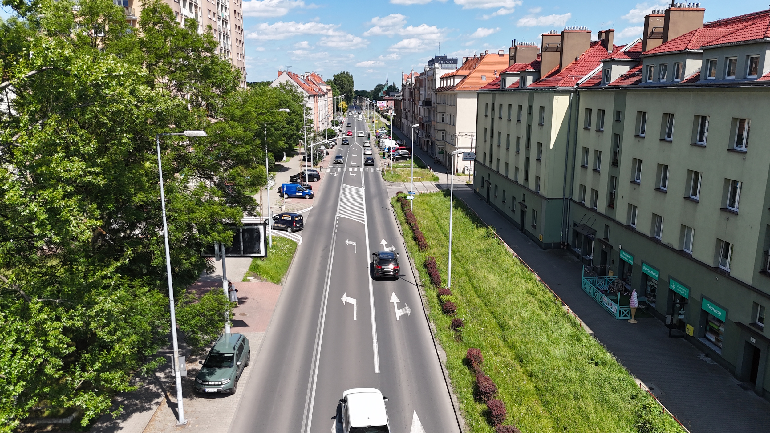 Chorzowska z lotu drona