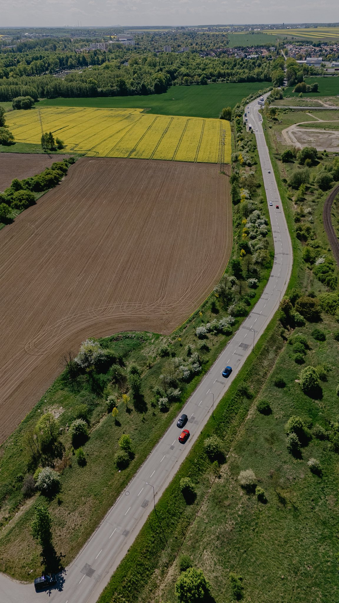 Ul. Edisona z lotu ptaka