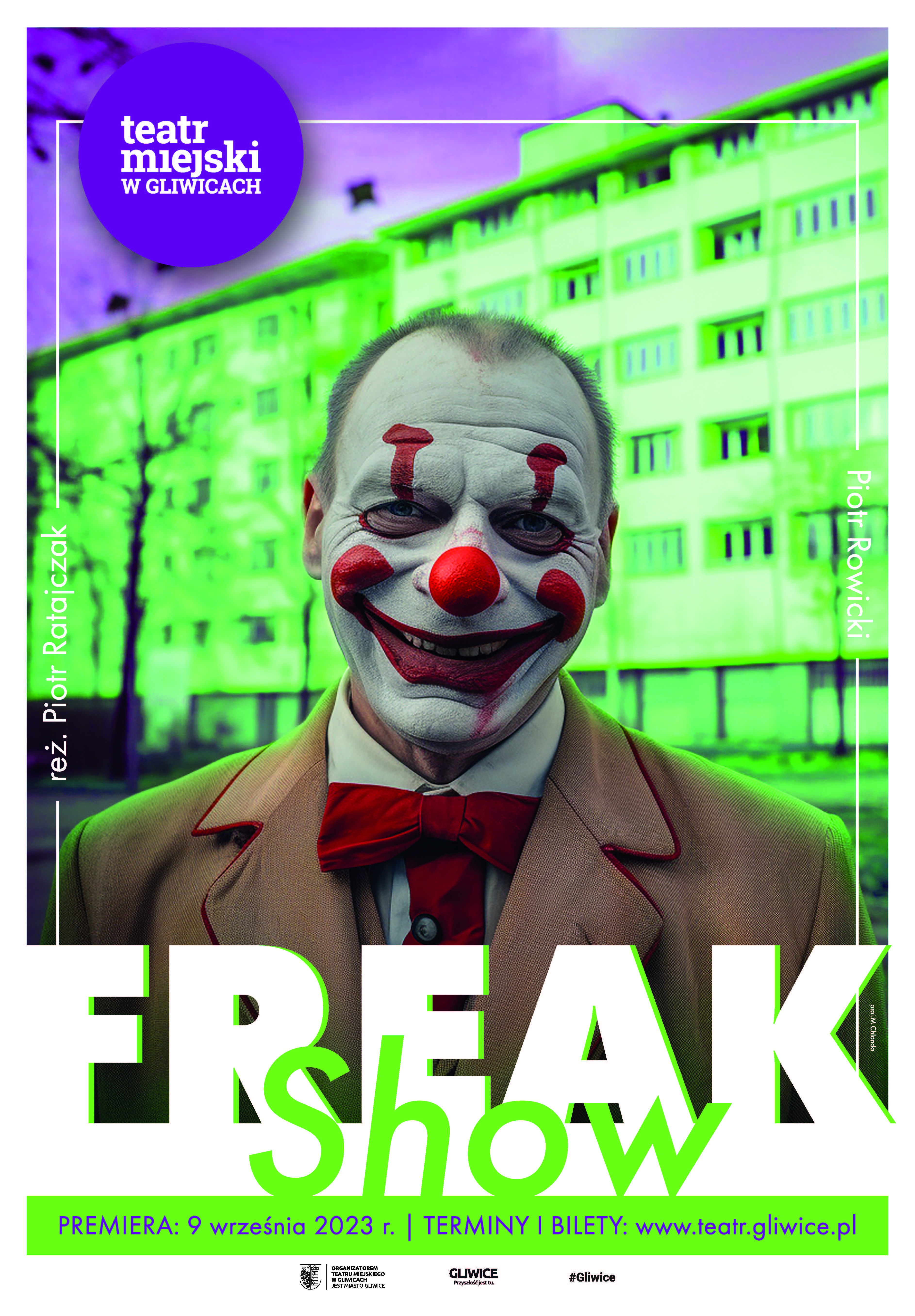 Plakat promujący premierę spektaklu