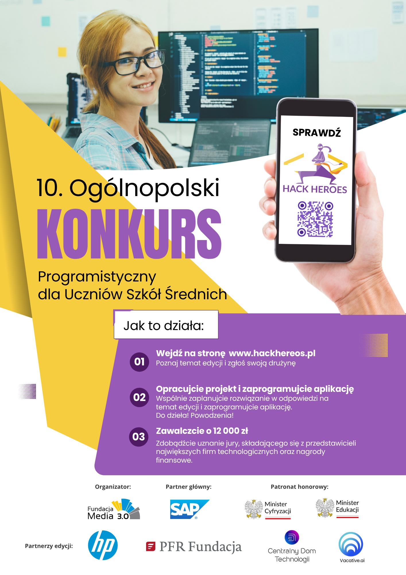 plakat Hack Heroes 2025