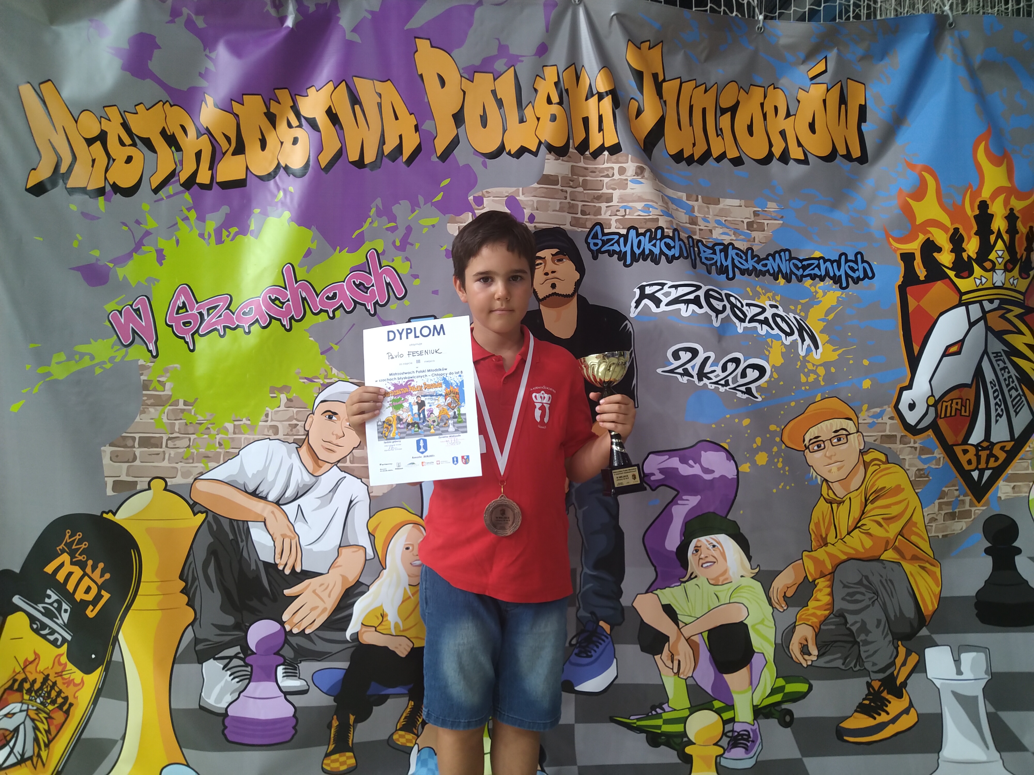 szachsiat z pucharem