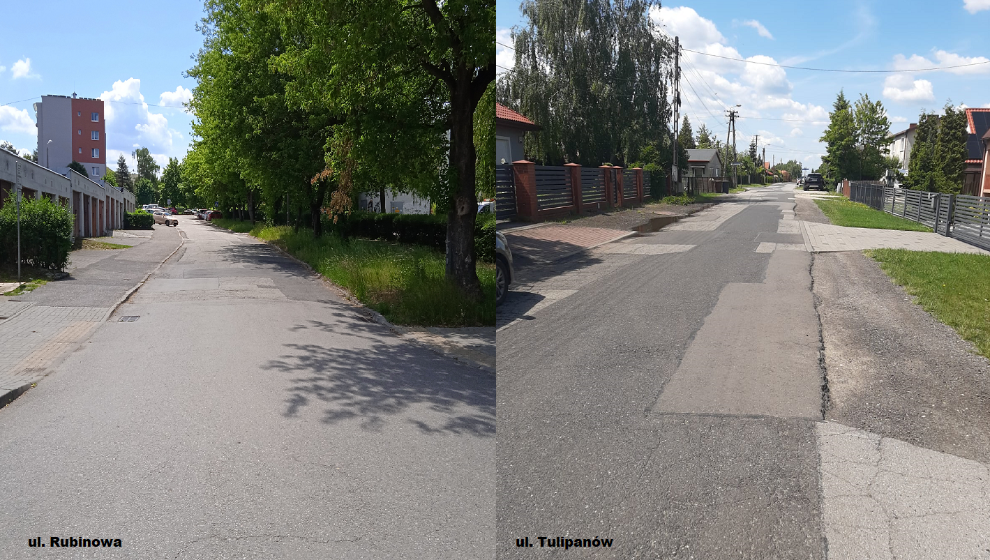 Ruszają remonty ulic Tulipanów i Rubinowej – zmiany w ruchu